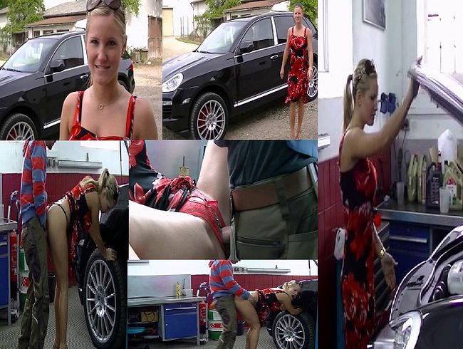 Fitness Maus Porno Video: Mein neuer Porsche - "Ölwechsel" mal anders!