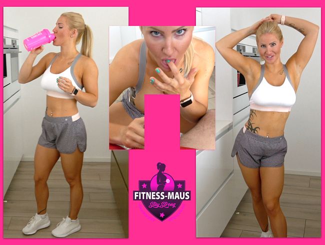 Fitness Maus Porno Video: Mein POST-WORKOUT SHAKE! Natürliches Eiweiß!