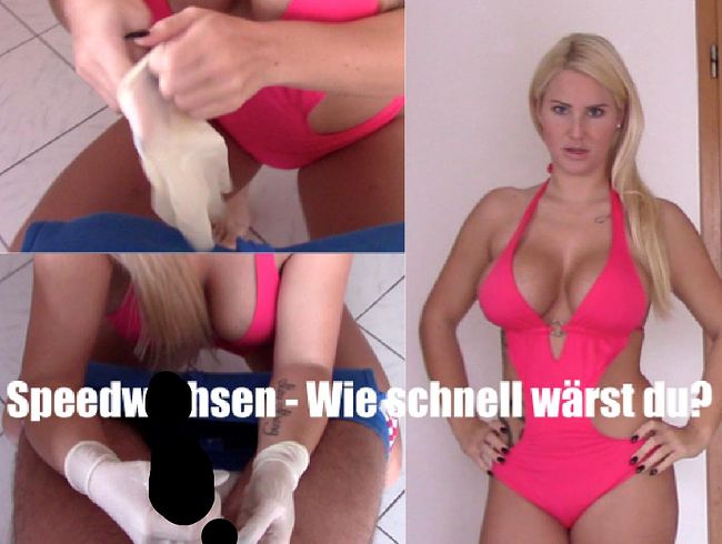 Fitness Maus Porno Video: spri**-REKORD!! In LATEXHANDSCHUHEN ABGEMOLKEN!